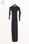 Boris Bidjan Saberi WDRESS2 Series Long Dress Series WDRESS2 FTT00001-HEI Black